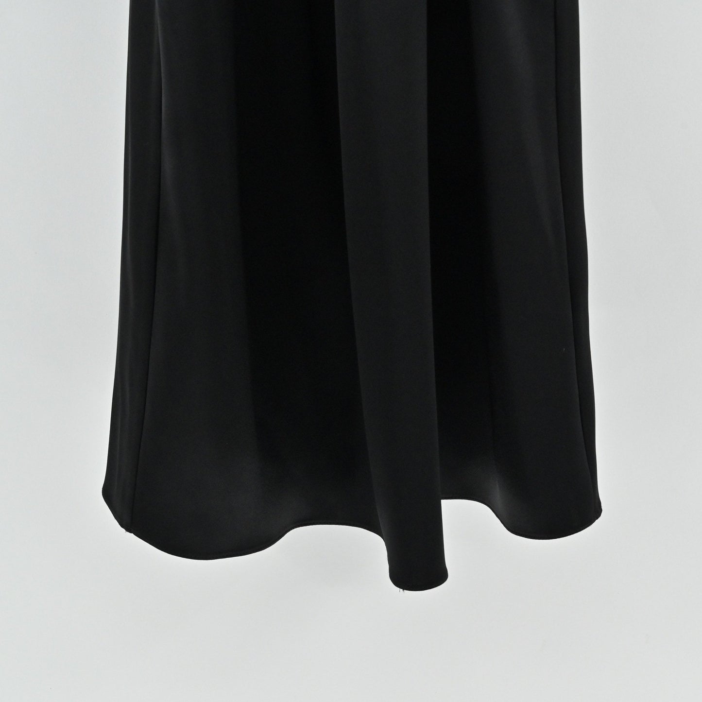 Alice Olivia Crystal High Tie Neck Halter Dress Size S Black Satin Sleeveless