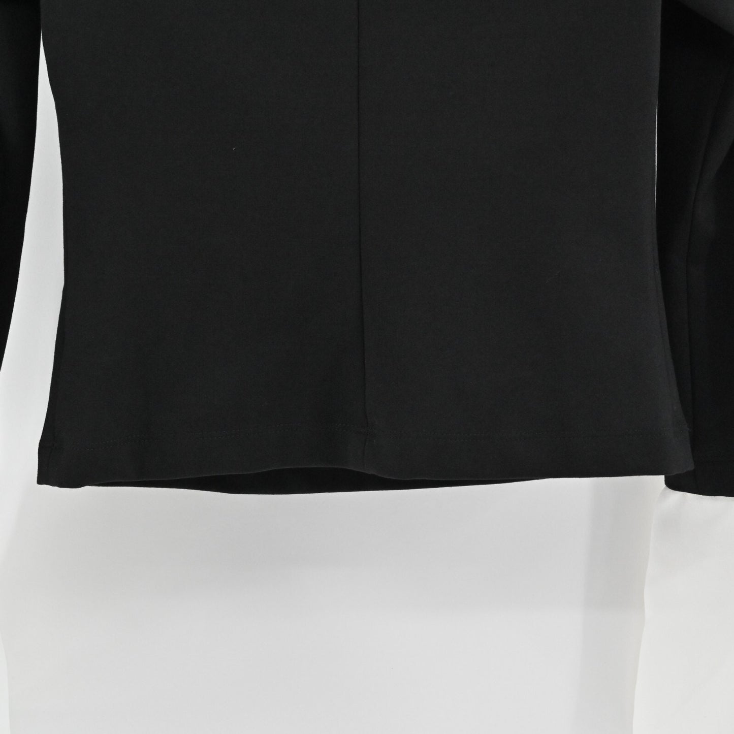 STAUD Womens Lavop Bell Sleeve Top Sz XS Crepe Trimmed Stretch Ponte Turtleneck