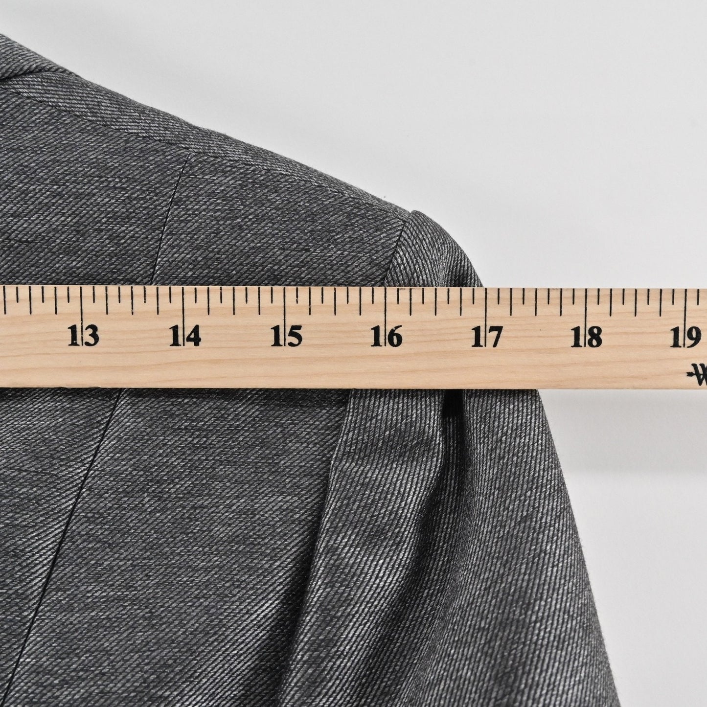 Calvin Klein Womens Twill Blazer Sz 6 Gray Pockets Minimalist Office Career Chic