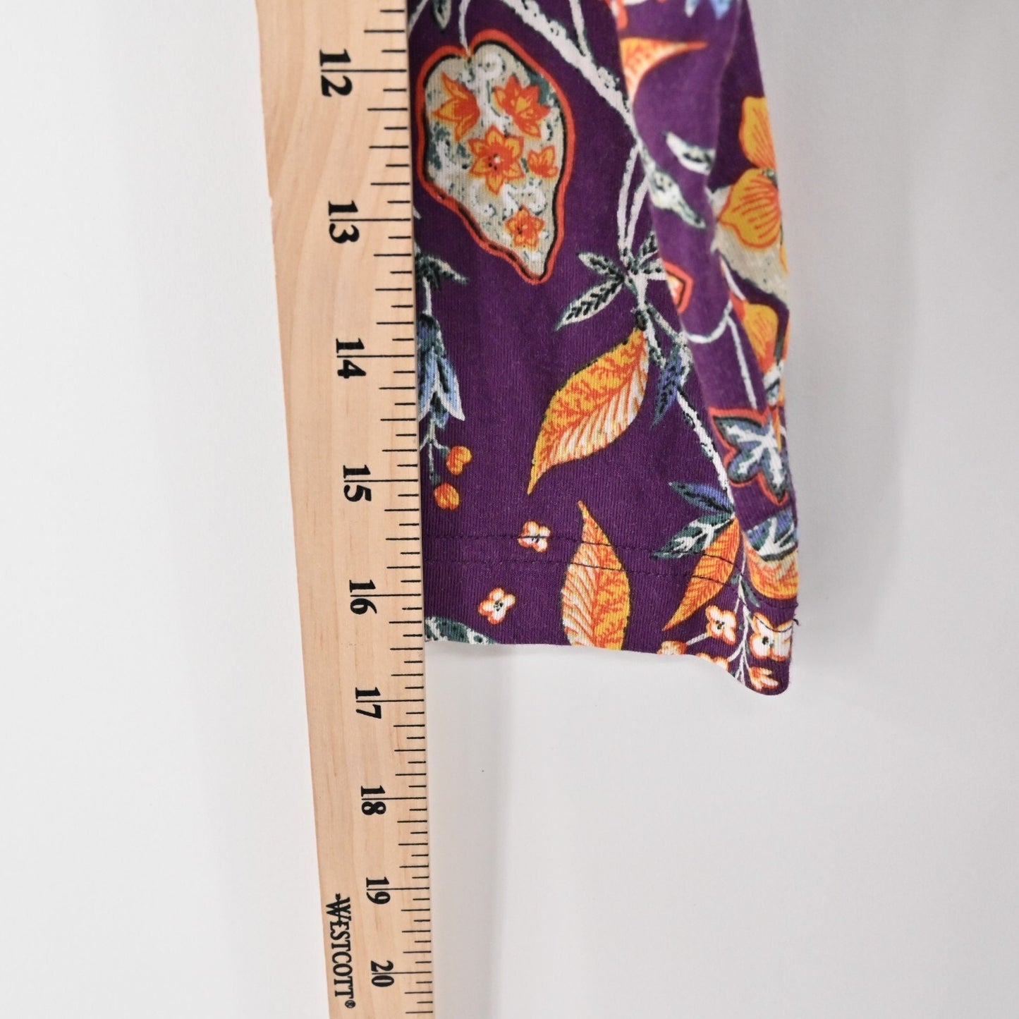 ANTHROPOLOGIE Dress Size XS Maeve Empire Waist Beloved Purple Floral Print