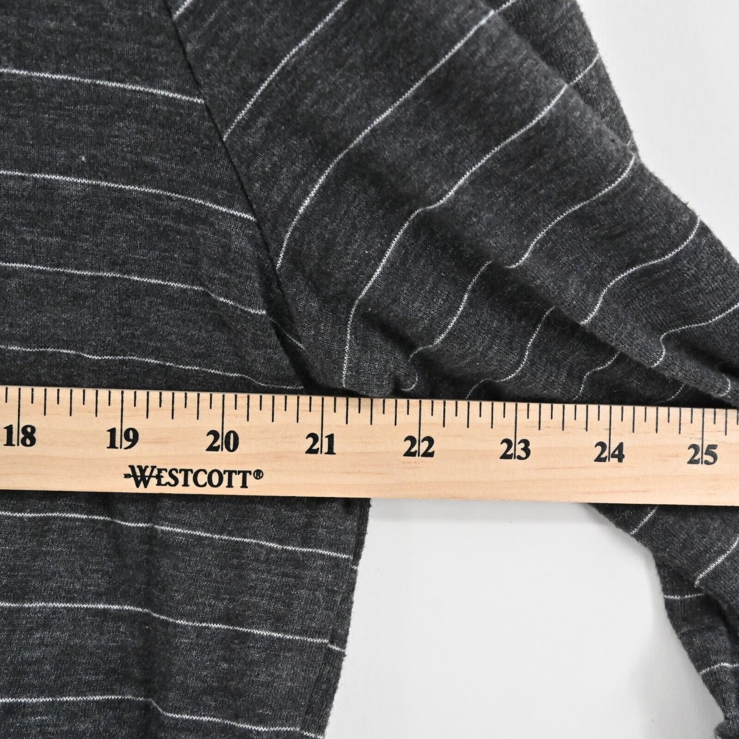 MARINE LAYER Hoodie Womens Size M Alden Double Knit Cowl Neck Stripe Sweatshirt