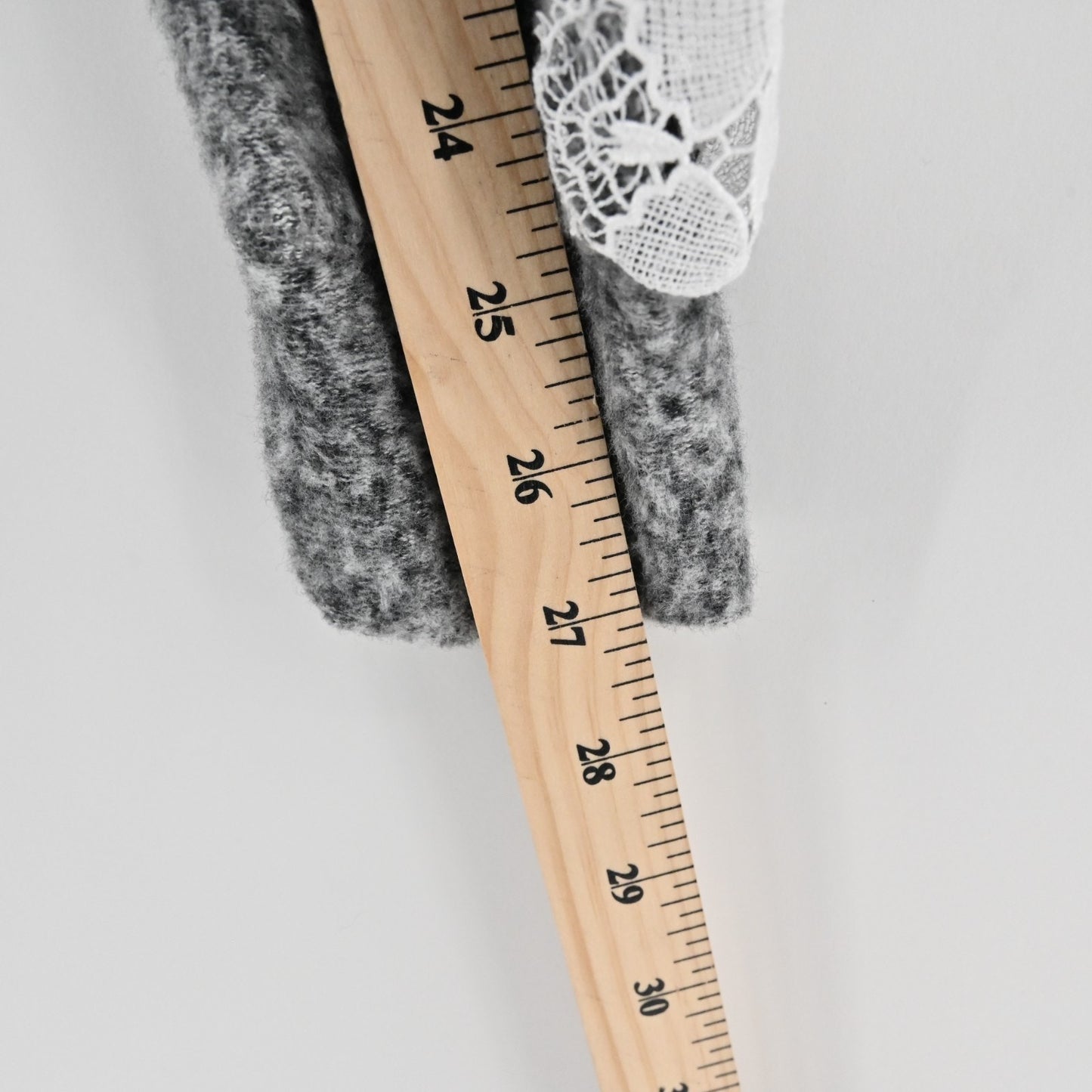 The Kooples Sport Womens Gray Fleece Set Size S/M Embroidered Lace Super Soft