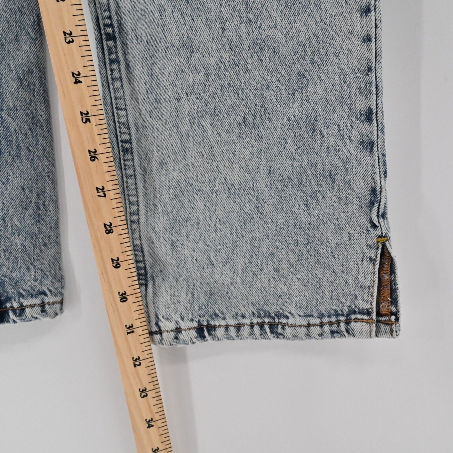FREE PEOPLE Jeans Womens Size 26 My Own Lace Distressed Acid Wash We The Free