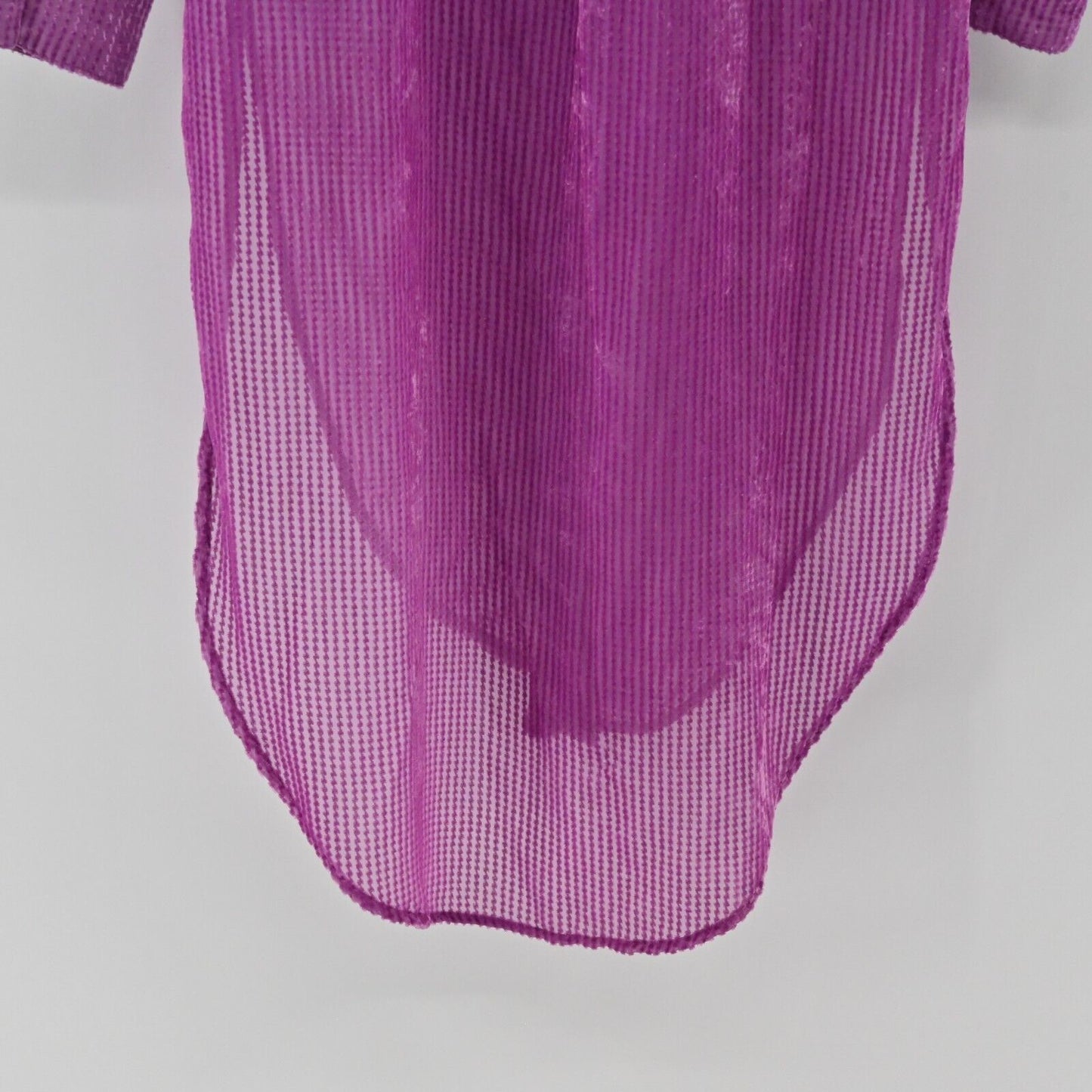 ANTHROPOLOGIE Top Womens Sz XS Akemi + Kin Purple Velvet Tunic Duster Button
