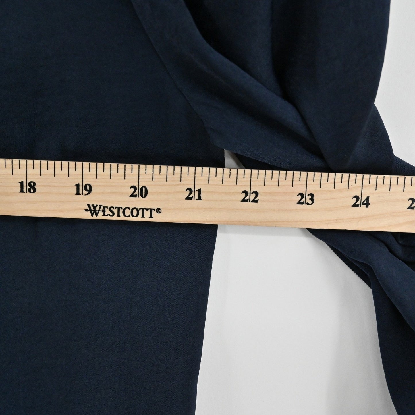 KOBI HALPERIN Womens Caprice Tie Neck Blouse Sz XS Navy Romantic Long Sleeve Top