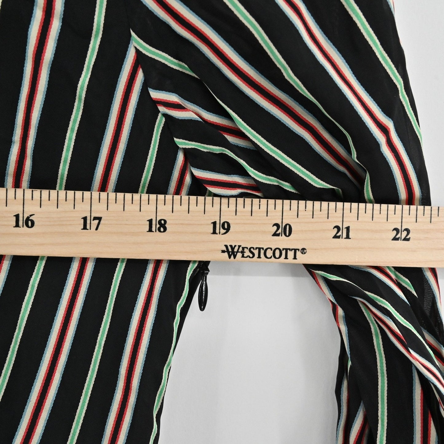 & OTHER STORIES Striped Midi Dress Size 4 Black Dark Romantic Retro Steampunk