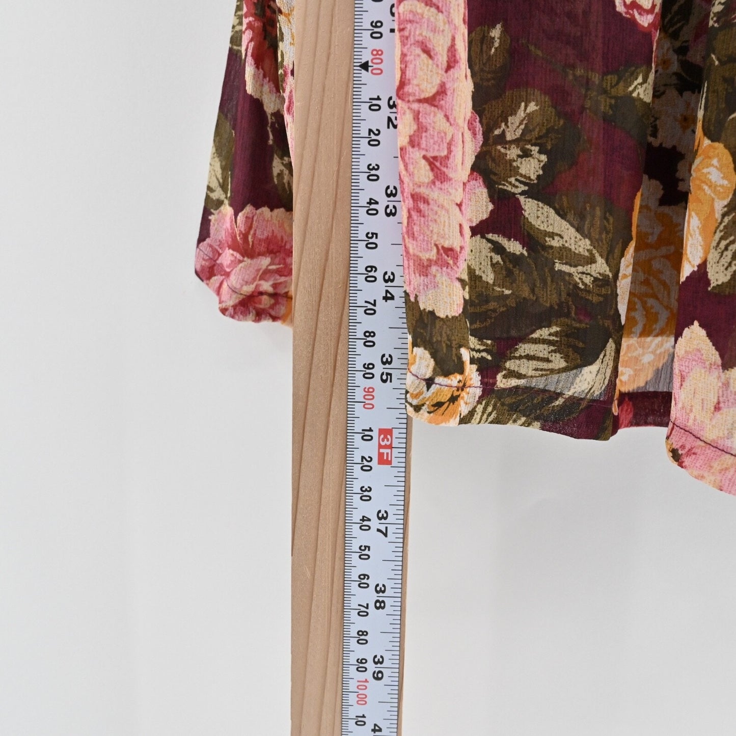 EN CREME Floral Boho Dress Size L Tiered Ruffle Balloon Sleeve Square Neck Retro