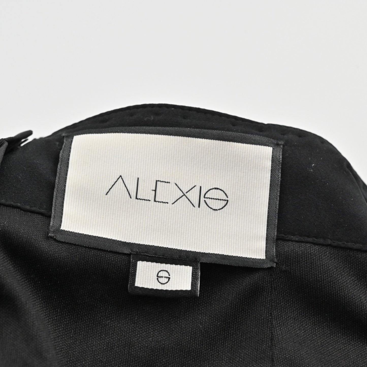 Alexis Womens Beaded Mini Skirt Size S Black White Rhinestone Embellished Luxe