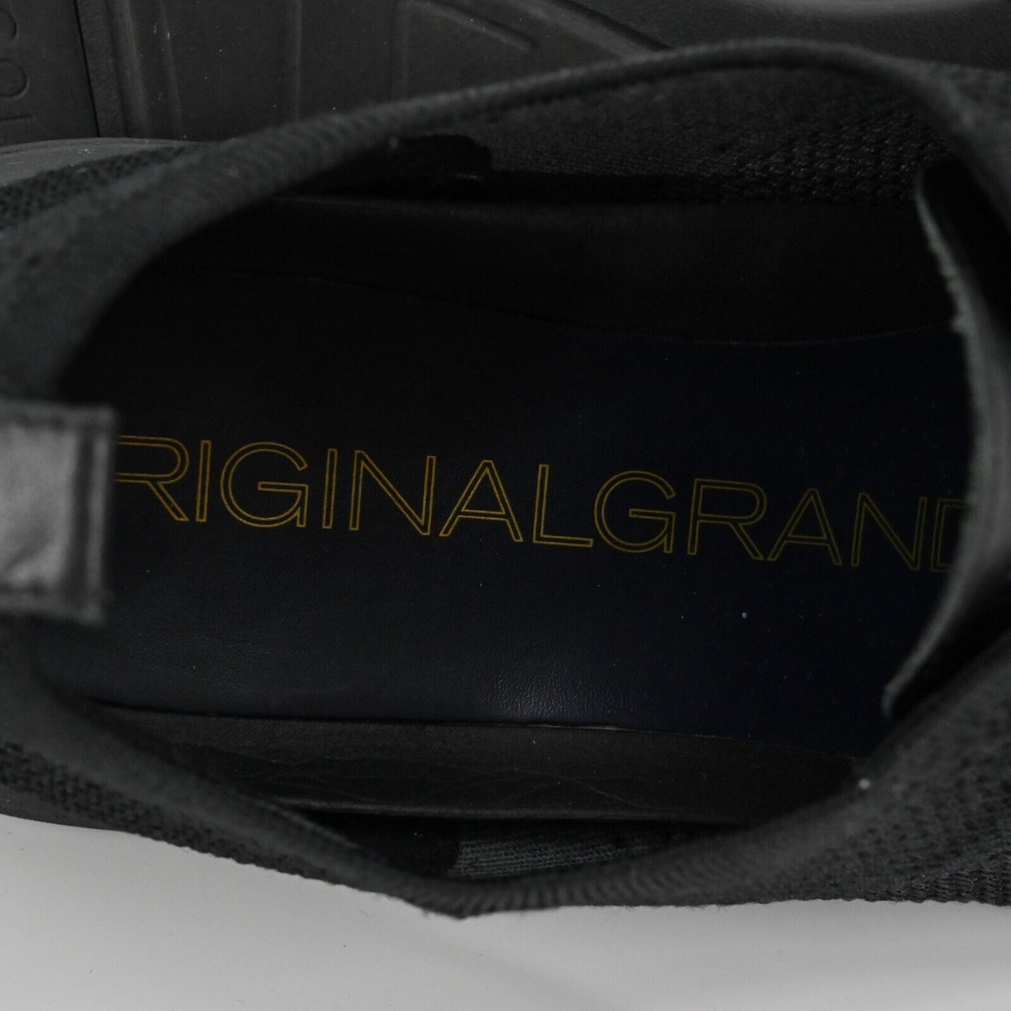 COLE HAAN Shoes Mens Size 12M ZeroGrand Black Wingtip Oxford Magnet Stitchlite