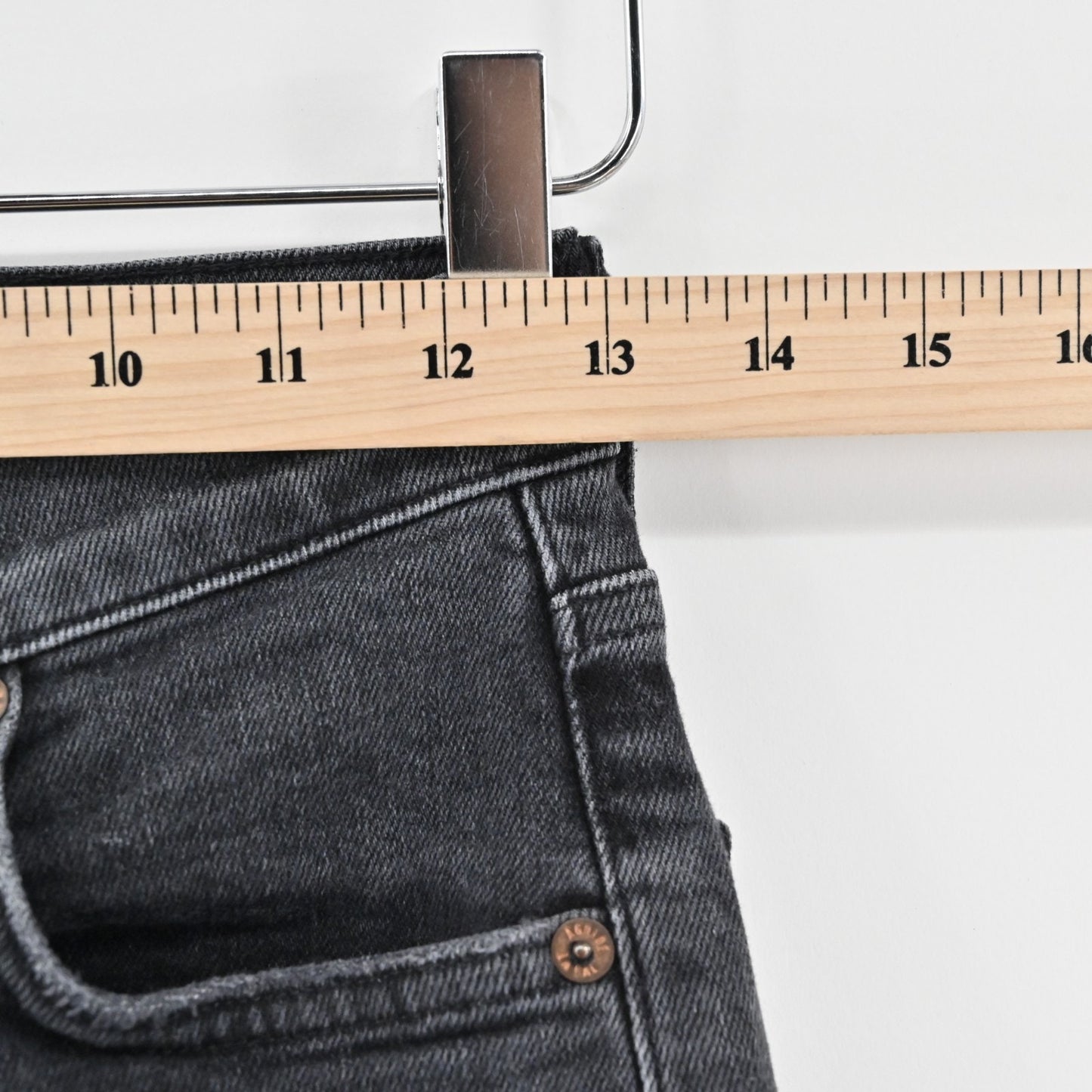 AGOLDE Womens Nico Jeans Size 25 High Rise Slim Casette Black Distressed Denim