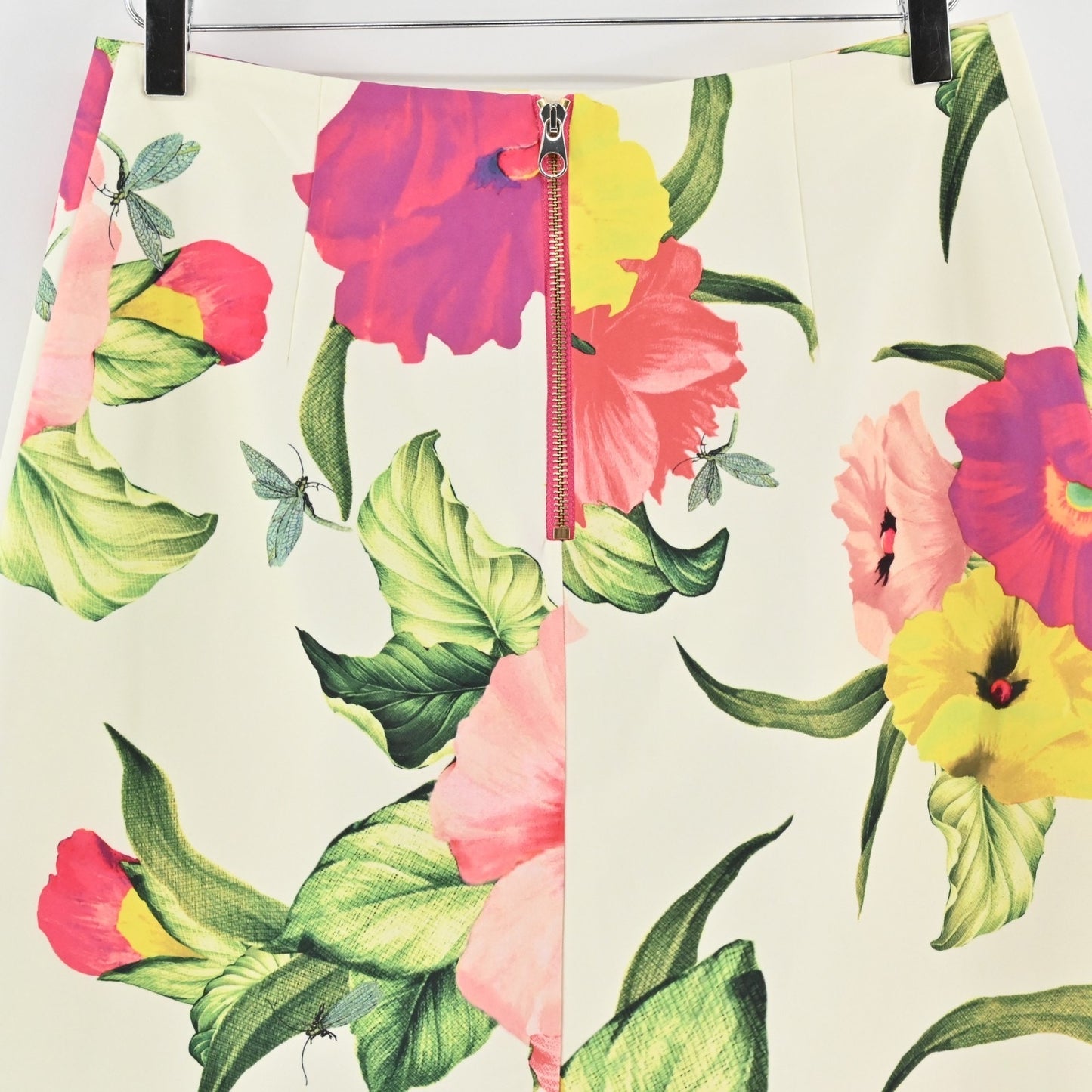 Ted Baker Floral Mini ALine Skirt Size S Flower at High Tea Print Casual Chic