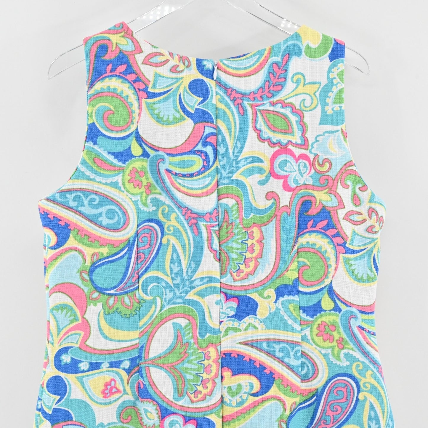 RN Studio Shift Dress Size 14 Ronni Nicole Colorful Paisley Print Sleeveless