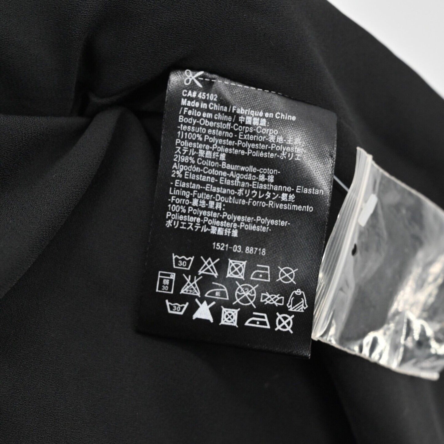 MAISON SCOTCH Dress Womens Size 4 Floral Mini Black Tropical Print Smocked NEW