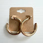 Gold hoop earrings