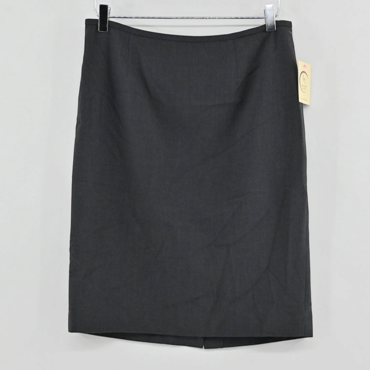 Lynn's Closet Boutique charcoal gray tailored skirt from a Calvin Klein two-piece suit set