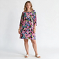 Lynn's Closet Boutique Lilly Pulitzer Sophie dress in Cherry Ganache Bohemian Garden floral print with 3/4 sleeves