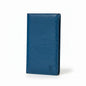 Lynn's Closet Boutique Louis Vuitton blue Epi leather long bifold wallet with textured finish and embossed LV logo.