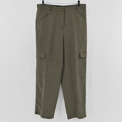 Lynn's Closet Boutique Kobi Halperin Denny olive green cargo pants with side pockets and an elasticized waistband.