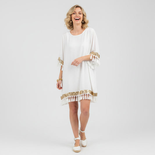 slim fit dress slacks Simmie Dress – Retrofete main image 1