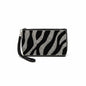 Lynn's Closet Boutique Mary Frances Zebra Wristlet, black velvet with rhinestone zebra stripes and beaded trim.
